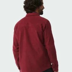 Top 10 😉 Stio Men's Saratoga Cord Shirt 😍 -Stio Sales Shop M Saratoga Cord Shirt Roasted Beet Plaid 3