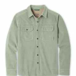 Top 10 😉 Stio Men's Saratoga Cord Shirt 😍 -Stio Sales Shop M Saratoga Cord Shirt Sage Flats
