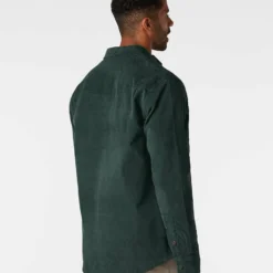 Top 10 😉 Stio Men's Saratoga Cord Shirt 😍 -Stio Sales Shop M Saratoga Cord Treeline Green 2