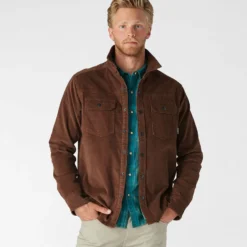 Top 10 😉 Stio Men's Saratoga Cord Shirt 😍 -Stio Sales Shop M Saratoga Shirt Bison Herd 1