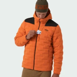 Wholesale 🥰 Stio Men's Skillet Stretch Down Hooded Jacket 🧨 -Stio Sales Shop M Skillet Stretch Down Hooded Jacket Basecamp Orange 2