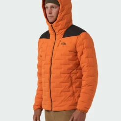 Wholesale 🥰 Stio Men's Skillet Stretch Down Hooded Jacket 🧨 -Stio Sales Shop M Skillet Stretch Down Hooded Jacket Basecamp Orange 4