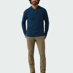 Coupon 😉 Stio Men's Tipton Tech Hooded Henley 💯 -Stio Sales Shop M Tipton Tech Hooded Henley Mulberry Heather 3