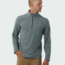 Best Pirce ⌛ Stio Men's Turpin Fleece Half Zip ⭐ -Stio Sales Shop M Turpin Fleece Half Zip Stormy Weather Heather 1