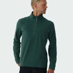 Best Pirce ⌛ Stio Men's Turpin Fleece Half Zip ⭐ -Stio Sales Shop M Turpin Fleece Half Zip Treeline Green Heather 1