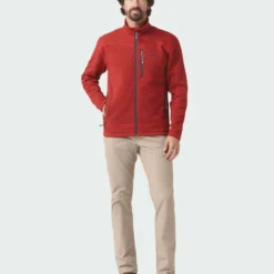 Cheap ⌛ Stio Men's Wilcox Fleece Jacket 💯 -Stio Sales Shop M Wilcox Fleece Jacket Risk Red 1 Full
