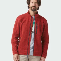 Cheap ⌛ Stio Men's Wilcox Fleece Jacket 💯 -Stio Sales Shop M Wilcox Fleece Jacket Risk Red 5 Top