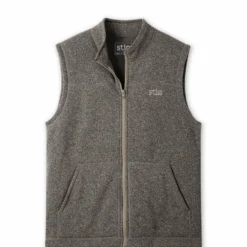 Best Sale 👍 Stio Men's Wilcox Fleece Vest 😉 -Stio Sales Shop M Wilcox Fleece Vest Scorched Rock
