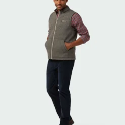 Best Sale 👍 Stio Men's Wilcox Fleece Vest 😉 -Stio Sales Shop M Wilcox Fleece Vest Scorched Rock 4