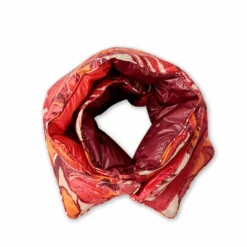 Coupon ✔️ Stio Unisex Hometown Down Scarf 🧨 -Stio Sales Shop Unisex Hometown Down Scarf Risk Red Marble Print