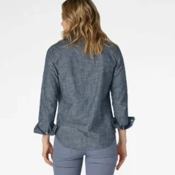 Hot Sale 🤩 Stio Women's Ashton Chambray Shirt 🤩 -Stio Sales Shop W Ashton Chambray Shirt Dark Chambray 2 4fafe74c daa7 496e b212 6541196d7ce3