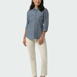 Hot Sale 🤩 Stio Women's Ashton Chambray Shirt 🤩 -Stio Sales Shop W Ashton Chambray Shirt Medium Chambray 4 faf772d2 d6d5 4231 8251 4d56ae6fc739