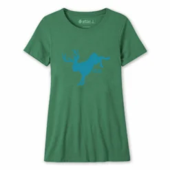 Budget 😍 Stio Women's Bucking Jackalope Tee ⭐ 5 Budget 😍 Stio Women's Bucking Jackalope Tee ⭐ -Stio Sales Shop W Bucking Jackalope Tee Kelly Green heather
