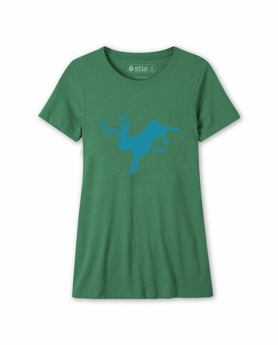 Budget 😍 Stio Women's Bucking Jackalope Tee ⭐ 3 Budget 😍 Stio Women's Bucking Jackalope Tee ⭐ - Image 3