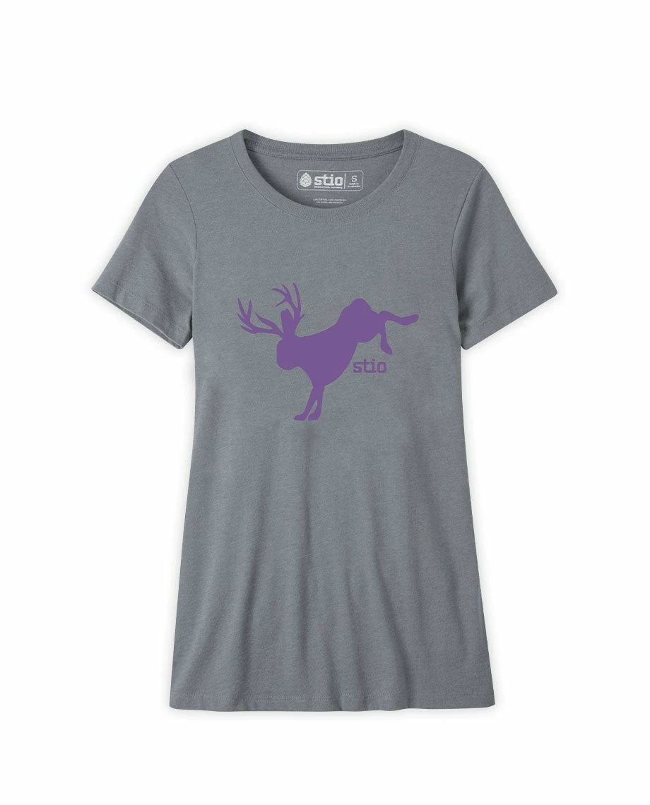 Budget 😍 Stio Women's Bucking Jackalope Tee ⭐ 2 Budget 😍 Stio Women's Bucking Jackalope Tee ⭐ - Image 2
