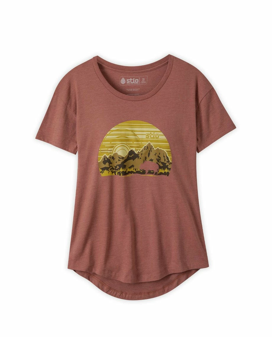 Coupon ๐ Stio Women's Buffalo Sunrise Tee ๐ 1 Coupon ๐ Stio Women's Buffalo Sunrise Tee ๐