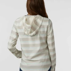 Best deal ✔️ Stio Women's CFS Sun Hoodie 👍 -Stio Sales Shop W CFS Sun Hoodie Pebble Stripe 2