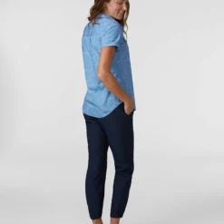 Promo 🤩 Stio Women's Curtis Camp Shirt SS 🧨 -Stio Sales Shop W Curtis Camp Shirt SS Lakeside Bandana Print 4