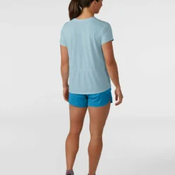 New 🔥 Stio Women's Divide Shift ⭐ Shirt SS ⌛ -Stio Sales Shop W Divide Shift Shirt SS Misty Cloud 4