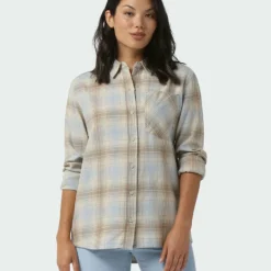 Top 10 ⭐ Stio Women's Dovetail Lightweight Flannel 🔥 Shirt ⭐ 37 Top 10 ⭐ Stio Women's Dovetail Lightweight Flannel 🔥 Shirt ⭐ -Stio Sales Shop W Dovetail Lightweight Flannel Shirt Bone White Plaid 1