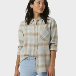 Top 10 ⭐ Stio Women's Dovetail Lightweight Flannel 🔥 Shirt ⭐ 39 Top 10 ⭐ Stio Women's Dovetail Lightweight Flannel 🔥 Shirt ⭐ -Stio Sales Shop W Dovetail Lightweight Flannel Shirt Bone White Plaid 3