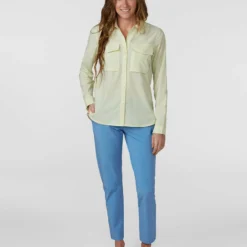 Flash Sale โ Stio Women's Eddy Guide Shirt LS ๐งจ 35 Flash Sale โ Stio Women's Eddy Guide Shirt LS ๐งจ -Stio Sales Shop W Eddy Guide Shirt Honey Dew 6