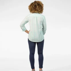 Best Pirce 👍 Stio Women's Emery Shirt LS ⌛ -Stio Sales Shop W Emery Shirt LS Polished Ice Check 3