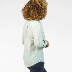 Best Pirce 👍 Stio Women's Emery Shirt LS ⌛ -Stio Sales Shop W Emery Shirt LS Polished Ice Check 4