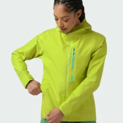 Discount 🌟 Stio Women's Ender PACLITE® Hooded Jacket 😍 -Stio Sales Shop W Ender Paclite Hooded Jacket Lime Zest 3 Top