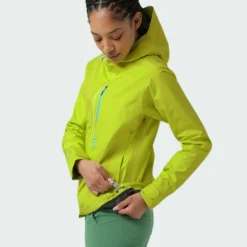 Discount 🌟 Stio Women's Ender PACLITE® Hooded Jacket 😍 -Stio Sales Shop W Ender Paclite Hooded Jacket Lime Zest 7 Top