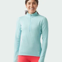 Best Sale ✔️ Stio Women's Fremont Stretch Fleece Half Zip ⌛ -Stio Sales Shop W Fremont Stretch Fleece Half Zip Summer Cloud 3 Top