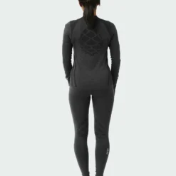 Outlet ✨ Stio Women's Basis® Seamless Tech Crew 😀 -Stio Sales Shop W Full Range Seamless Crew Boundary Black Heather 5