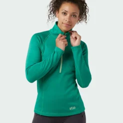 New 😀 Stio Women's Gannett Peak Fleece Half Zip 🎉 46 New 😀 Stio Women's Gannett Peak Fleece Half Zip 🎉 -Stio Sales Shop W Gannett Peak Half Zip Greenery 2
