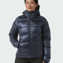 Buy 😉 Stio Women's Hometown Down Hooded Jacket 🧨 -Stio Sales Shop W Hometown Down Hooded Jacket Mulberry 1