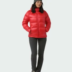 Buy 😉 Stio Women's Hometown Down Hooded Jacket 🧨 -Stio Sales Shop W Hometown Down Hooded Jacket Risk Red 4