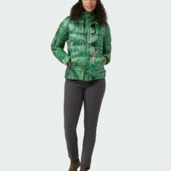 Buy 😉 Stio Women's Hometown Down Hooded Jacket 🧨 -Stio Sales Shop W Hometown Down Hooded Jacket Verdant Marble Print 5