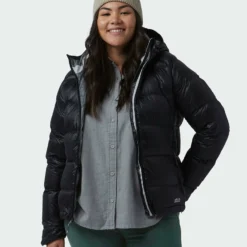 Buy 😉 Stio Women's Hometown Down Hooded Jacket 🧨 -Stio Sales Shop W Hometown Down Jacket Tap Shoe Alt 1