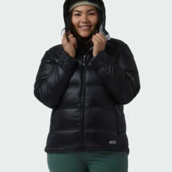 Buy 😉 Stio Women's Hometown Down Hooded Jacket 🧨 -Stio Sales Shop W Hometown Down Jacket Tap Shoe Alt 3