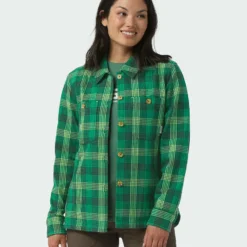 New ✔️ Stio Women's Hutkeeper Flannel Shirt ✔️ 40 New ✔️ Stio Women's Hutkeeper Flannel Shirt ✔️ -Stio Sales Shop W Hutkeeper Flannel Shirt Herbage Plaid 1