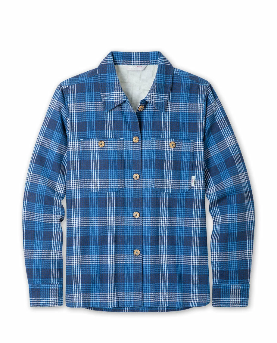 New ✔️ Stio Women's Hutkeeper Flannel Shirt ✔️ 1 New ✔️ Stio Women's Hutkeeper Flannel Shirt ✔️