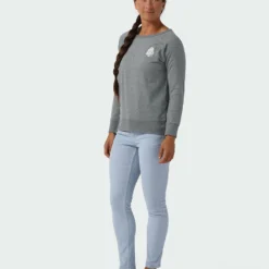 Outlet 😉 Stio Women's Pinecone Ripple Crewneck 🛒 -Stio Sales Shop W Pinecone Ripple Crewneck Charcoal Heather 3
