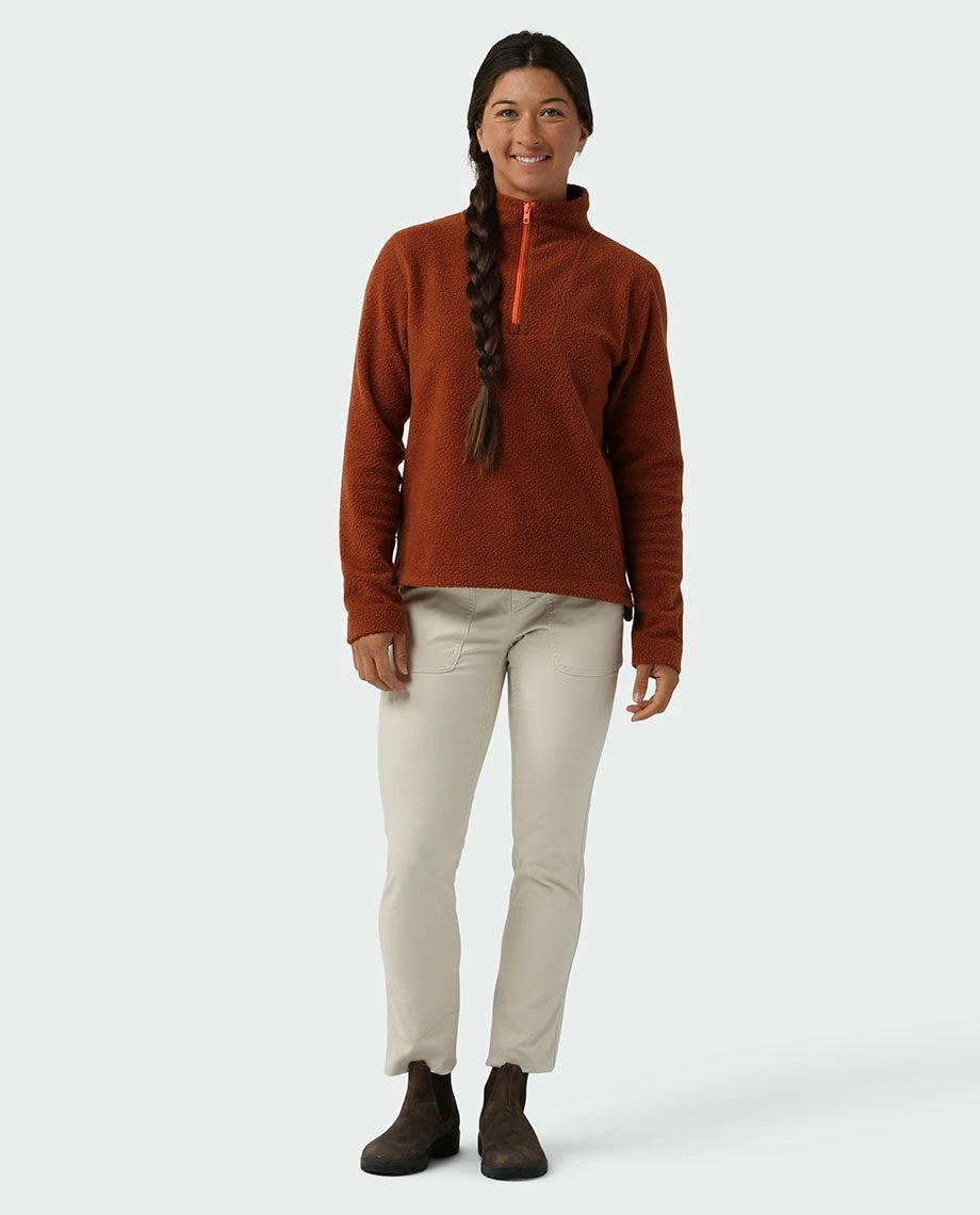 Hot Sale 🥰 Stio Women's Rawlins Shearling Fleece Half Zip ❤️ 15 Hot Sale 🥰 Stio Women's Rawlins Shearling Fleece Half Zip ❤️ - Image 15