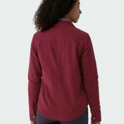 Promo 🤩 Stio Women's Saratoga Cord 🌟 Shirt ⌛ -Stio Sales Shop W Saratoga Cord Shirt Roasted Beet 4