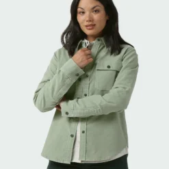 Promo 🤩 Stio Women's Saratoga Cord 🌟 Shirt ⌛ -Stio Sales Shop W Saratoga Cord Shirt Sage Flats 2