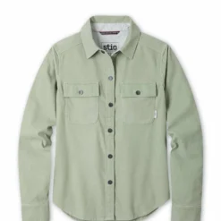 Promo 🤩 Stio Women's Saratoga Cord 🌟 Shirt ⌛ -Stio Sales Shop W Saratoga Cord Shirt Sage Flats