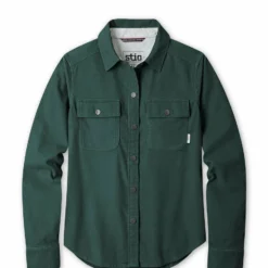 Promo 🤩 Stio Women's Saratoga Cord 🌟 Shirt ⌛ -Stio Sales Shop W Saratoga Cord Shirt Treeline Green