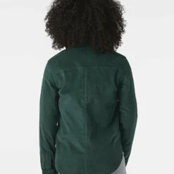 Promo 🤩 Stio Women's Saratoga Cord 🌟 Shirt ⌛ -Stio Sales Shop W Saratoga Cord Shirt Treeline Green 3