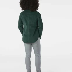 Promo 🤩 Stio Women's Saratoga Cord 🌟 Shirt ⌛ -Stio Sales Shop W Saratoga Cord Shirt Treeline Green 5