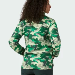 Coupon 🎉 Stio Women's Skycrest Insulated Snap Shirt 👏 -Stio Sales Shop W Skycrest Snap Shirt Honey Dew Camo 4
