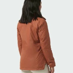 Coupon 🎉 Stio Women's Skycrest Insulated Snap Shirt 👏 -Stio Sales Shop W Skycrest Snap Shirt Maple Brown 2